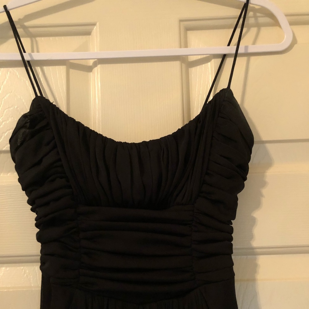 BCBG Maxazria black gown